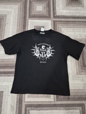 Vetements Small Used Black Dragon T-Shirt
